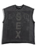 NME Tank Top - Rung Off -Black - 655