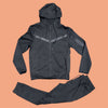 Republic Track Suit - Tech Zip - Black - RTF311