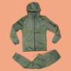 Republic Track Suit - Tech Zip - Olive - RTF311