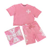 rebel minds shorts set - Saint - pink