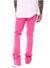 Rebel Minds Track Pants - Stacked Fit - Pink - 100-470