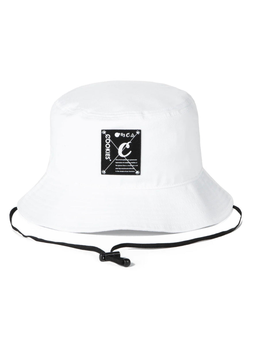 Cookies Hat - Key Largo Cotton Twill Bucket - White – Vengeance78