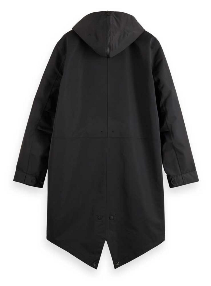 Scotch Soda Jacket Amsterdam Proof Raincoat Black 177471