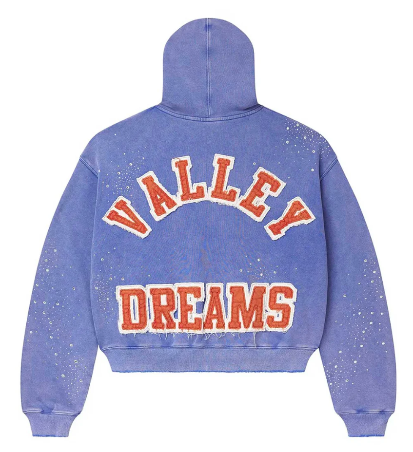 Valley Hoodie - Vale Forever Sun Clustered Zip Up - Blue – Vengeance78
