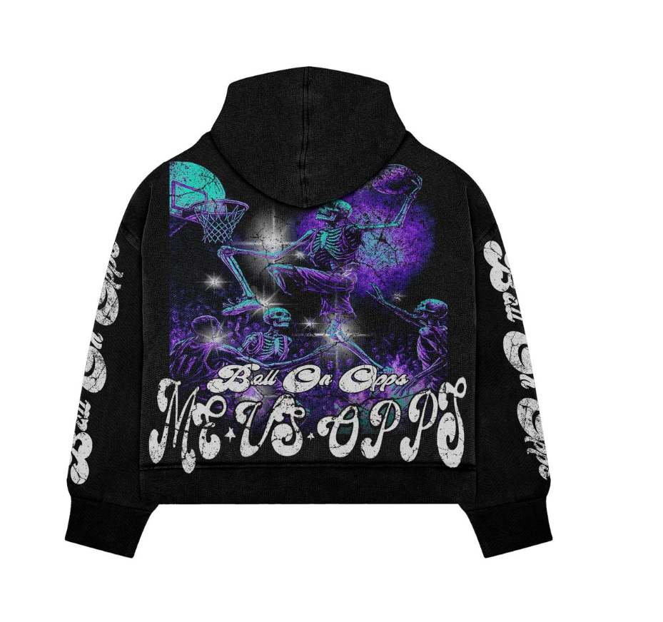 Me.Vs.Opps Hoodie - Ball On Opps Zip Up - Purple – Vengeance78