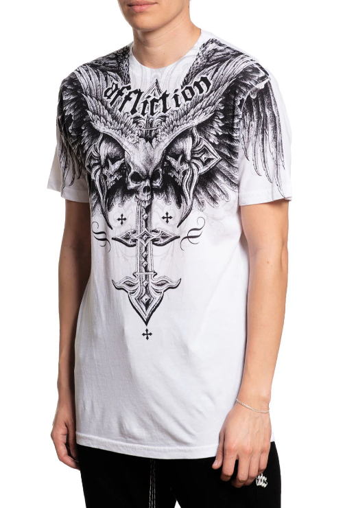 AFFLICTED アフリクテッド AFFLICTION T-Shirt - Death Eyes - Sand - A32816 – Vengeance78
