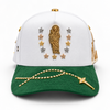 Big Boss Hat - San Judas Tadeo Gold Star / White & Green - 100