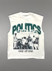 Politics Tank Top - White - Mono - 7