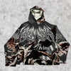 Rebel Minds Hoodie - Heaven Tapestry - Charcoal - 152-337