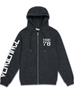 Vengeance78 Hoodie - King Zip Up - Black W/ White - KING269