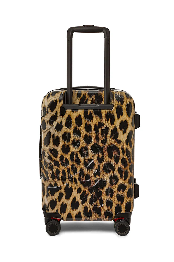 Sprayground Carry On Split Cheetah Luggage Red CL236 Vengeance78
