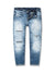 Jordan Craig Kids Jeans - Bayside Rip And Repair - Aged Wash - JS355RK