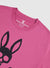 Psycho Bunny T-Shirt - Jasper Graphic Tee - Neon Magenta - B6U174N1PC