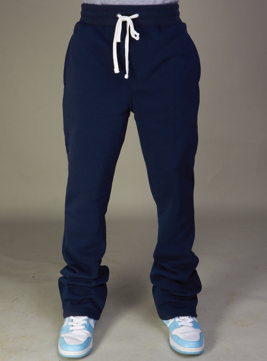 Rebel Minds Sweatpants - Fleece Stacked Fit - Red - 100-475