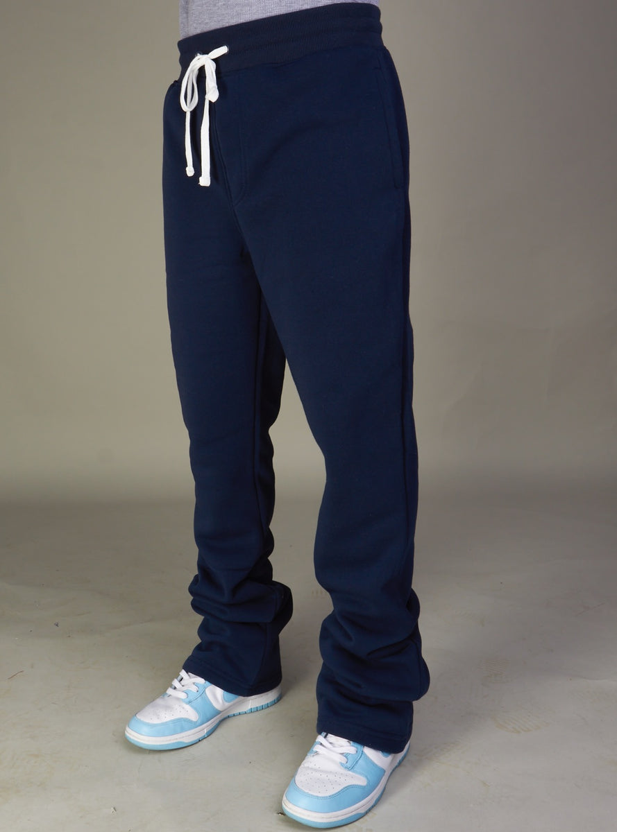 Rebel Minds Sweatpants - Fleece Stacked Fit - Red - 100-475