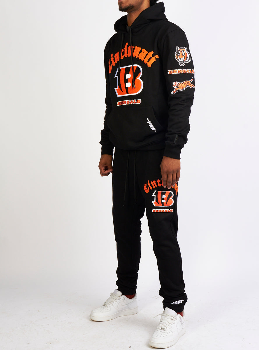 CINCINNATI BENGALS OLD ENGLISH FLC SWEATPANT (BLACK) – Pro Standard