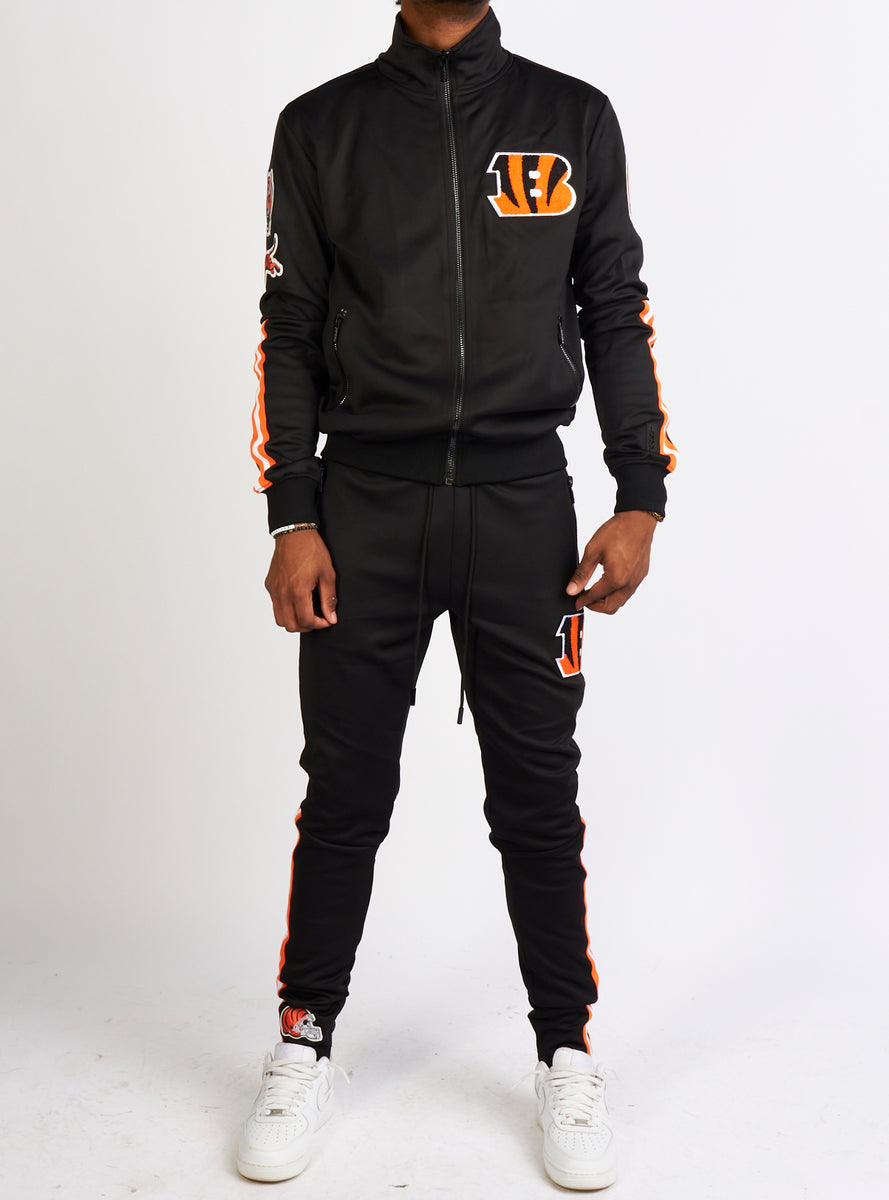 Pro Standard Track Suit - Cincinnati Bengals - Black And Orange