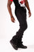Makobi Sweatpants - F6220 Malik Stacked - Black