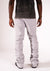 Makobi Sweatpants - F6220 Malik Stacked - Gray