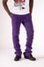 Makobi Sweatpants - F6220 Malik Stacked  - Purple