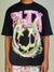 Politics T-Shirt - Mott - Black and Pink - 903