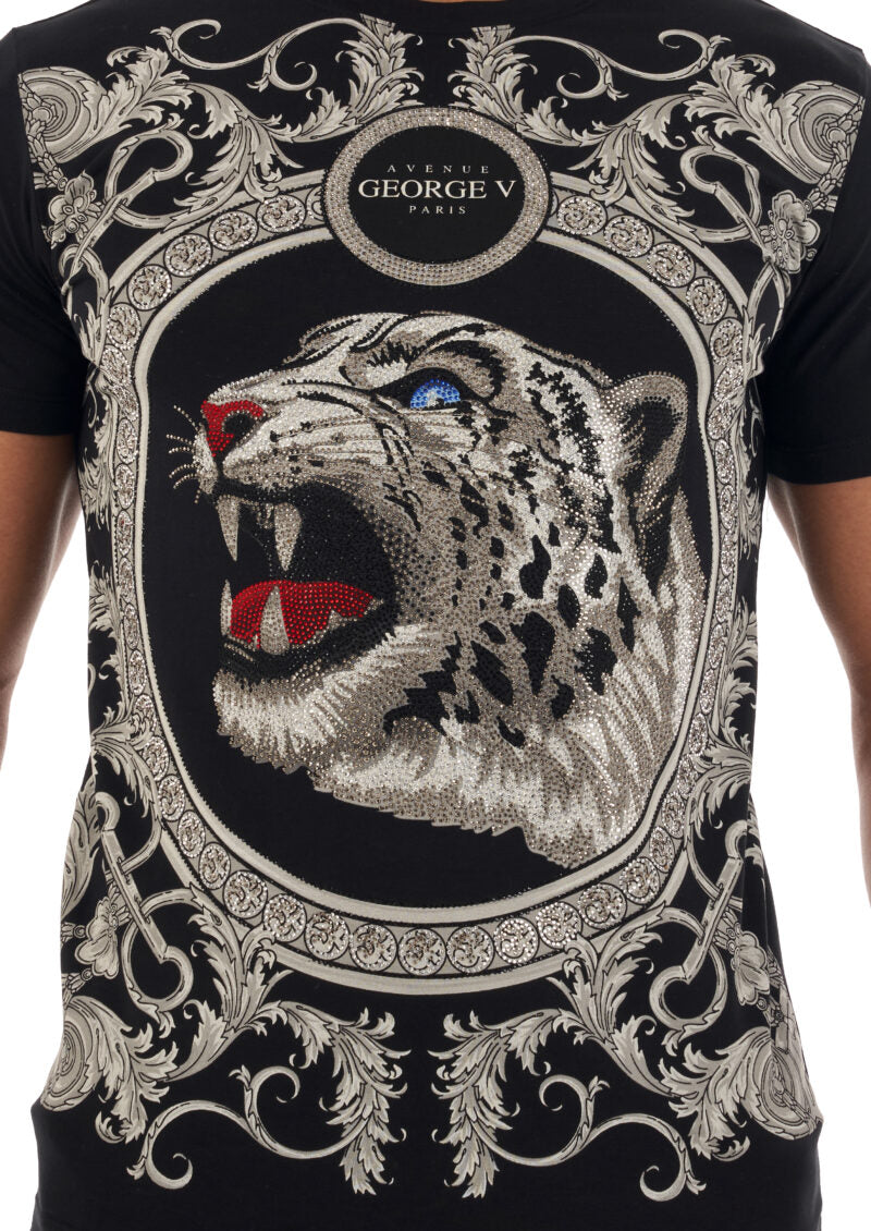 T-shirt GV PARIS white tiger - Avenue George V