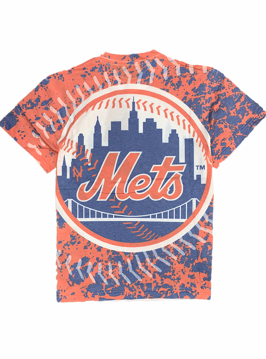 New York Mets Mitchell & Ness Orange Jumbotron T-Shirt - Dynasty