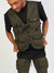 Highly Undrtd Vest - Woven Multi Pocket - Dark Olive - UF2966
