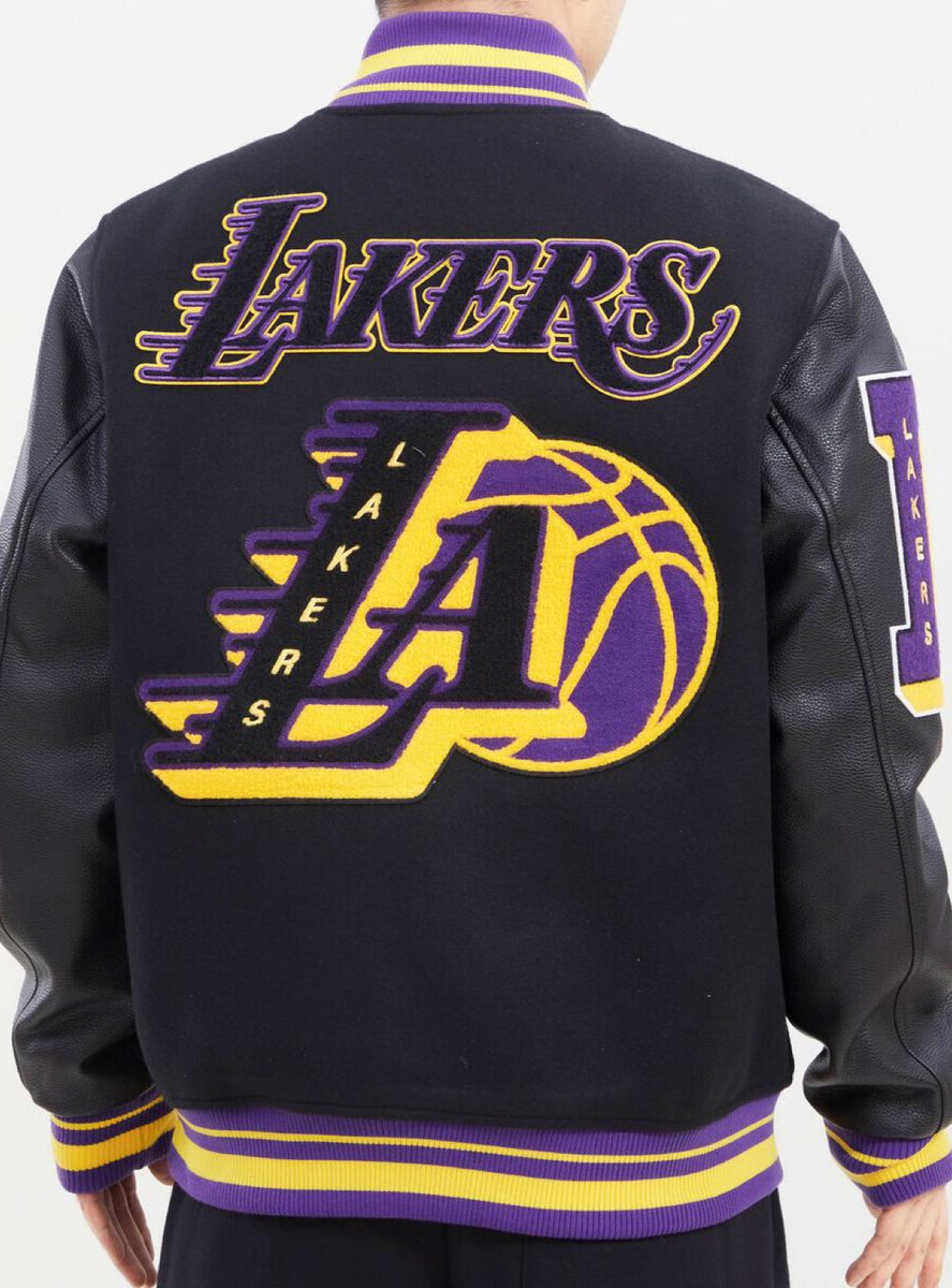 Los Angeles Lakers Pro Standard Black Mash Up Capsule Jacket - RockStar  Jacket