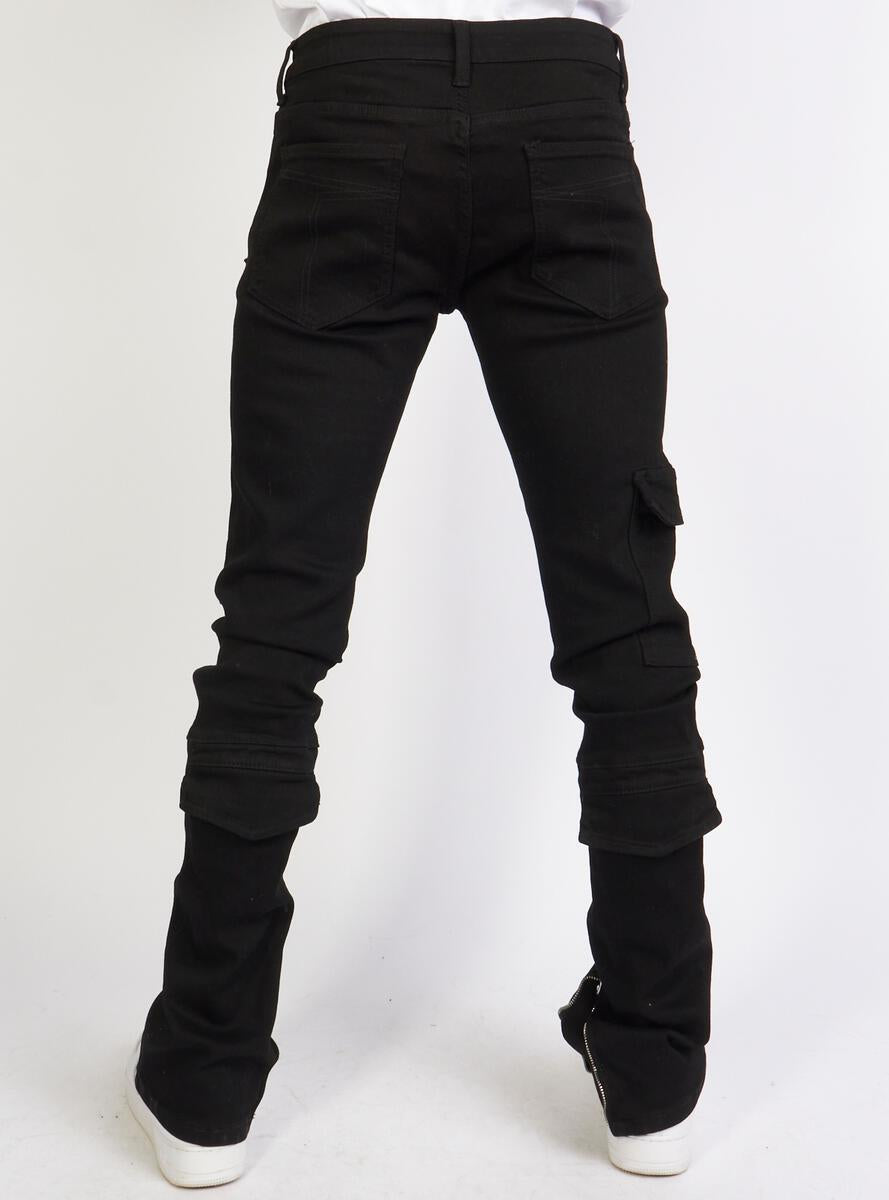 Politics Skinny Stacked Jeans Murphy Jet Black 505 Vengeance78 