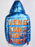Vengeance78 Jacket - Vengeance of Cincy Puffer - Metallic Blue and Orange