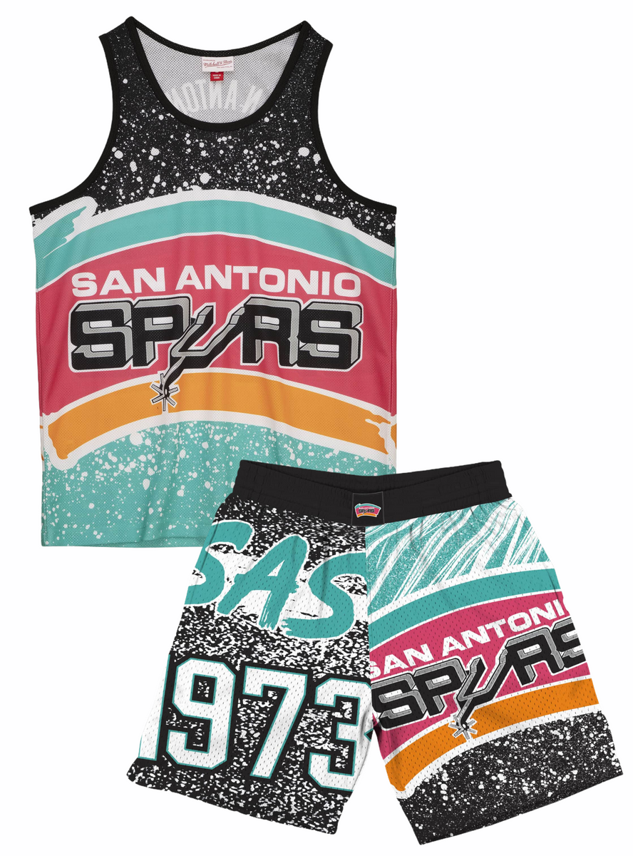 Mitchell & Ness Short Set - Jumbotron Spurs - Teal – Vengeance78