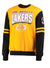 Mitchell & Ness Sweatshirt - All Over Crew 2.0 - LA Lakers - Gold And Black - FCPO3400