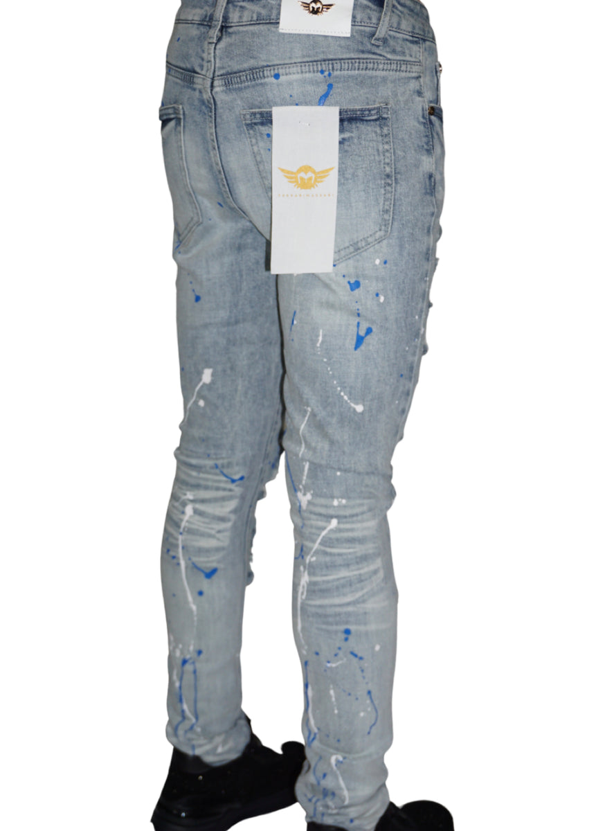 Jeans Blue Diamonds – MNG Drip