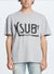 Ksubi T-Shirt - Ticket biggie SS Tee Moon - Grey - MPF22TE002