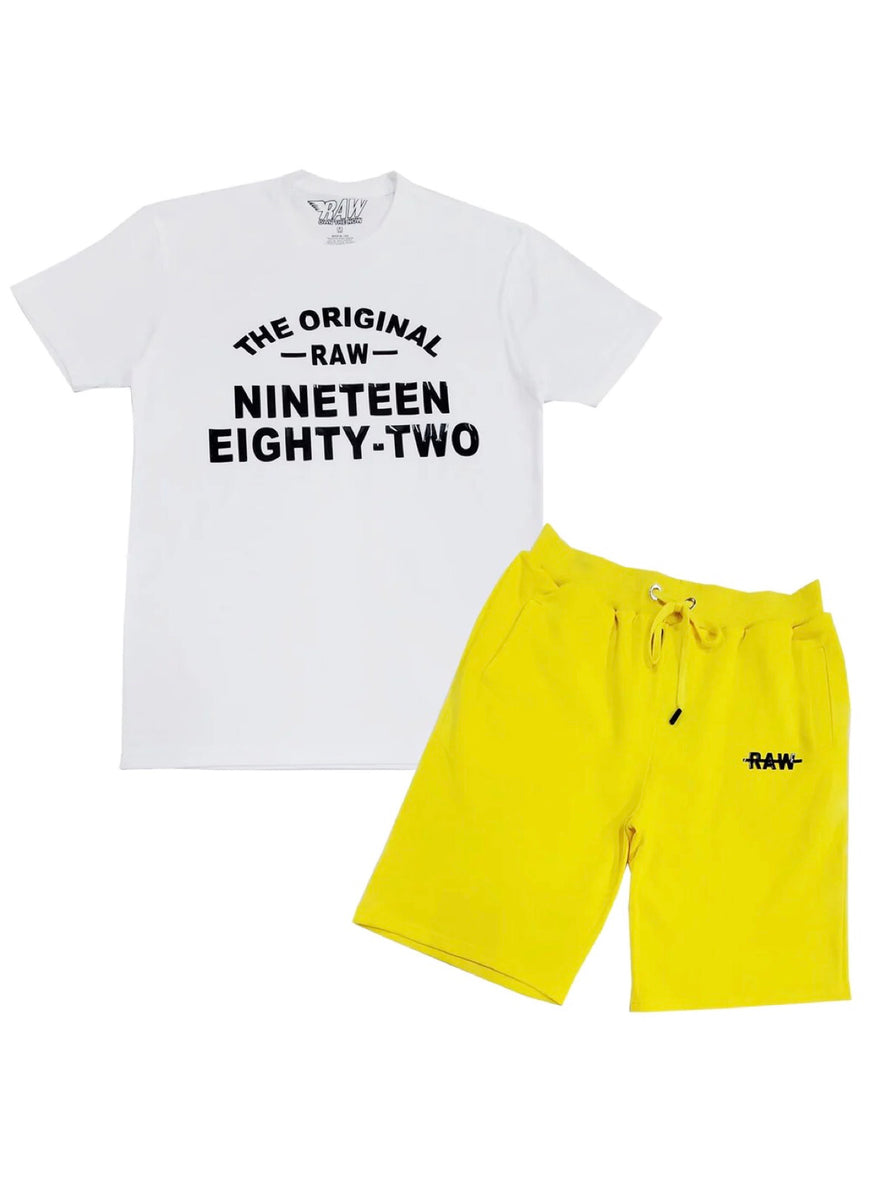 Rawyalty Short Set RAW Original Silicone Yellow Vengeance78