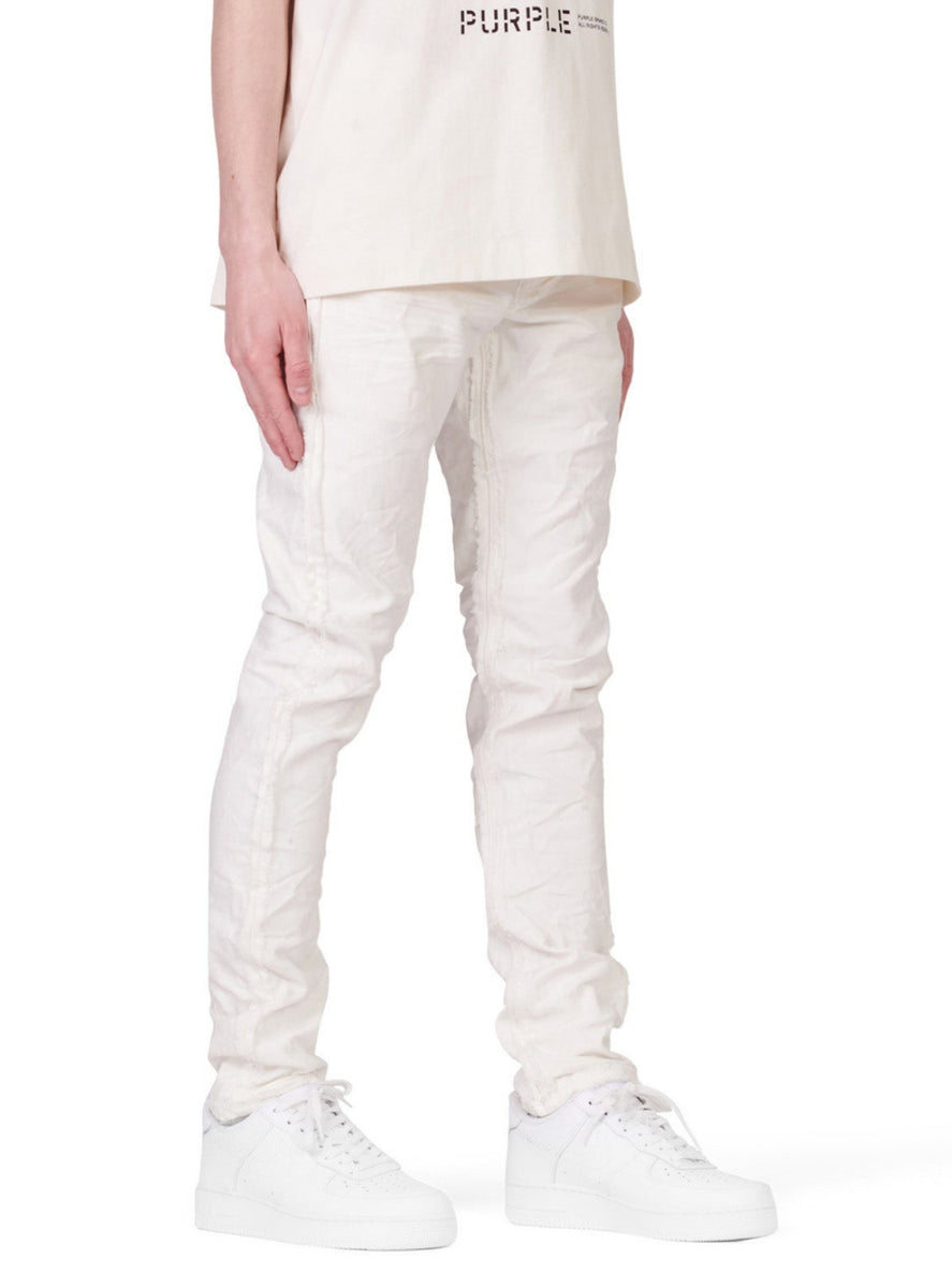 Purple Brand Jeans - Washed Inside Out - White - P001 – Dabbous