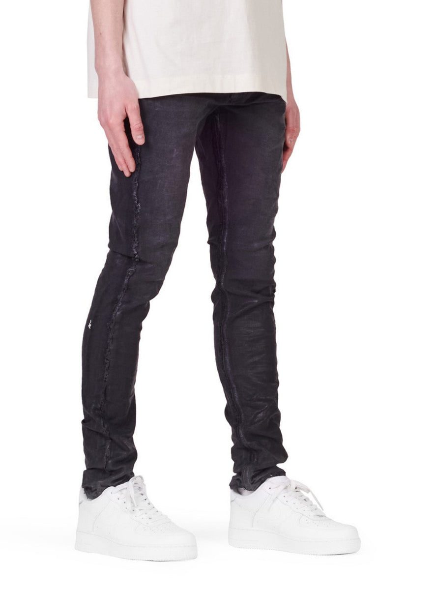 Purple-Brand Jeans - Inside Out Black Fray - P001 – Vengeance78