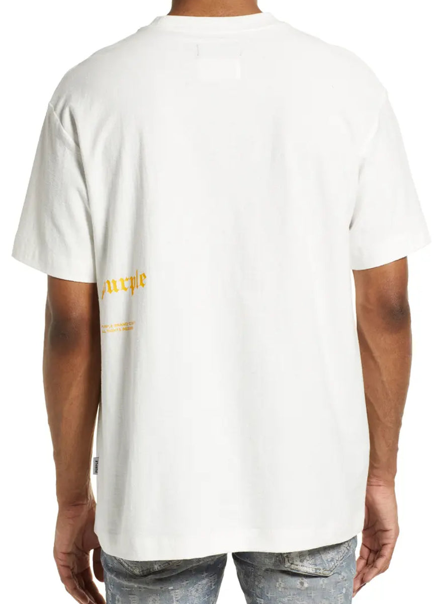 Purple Brand - T-shirt for Man - White - PBP104TJWC-BRILLIANT