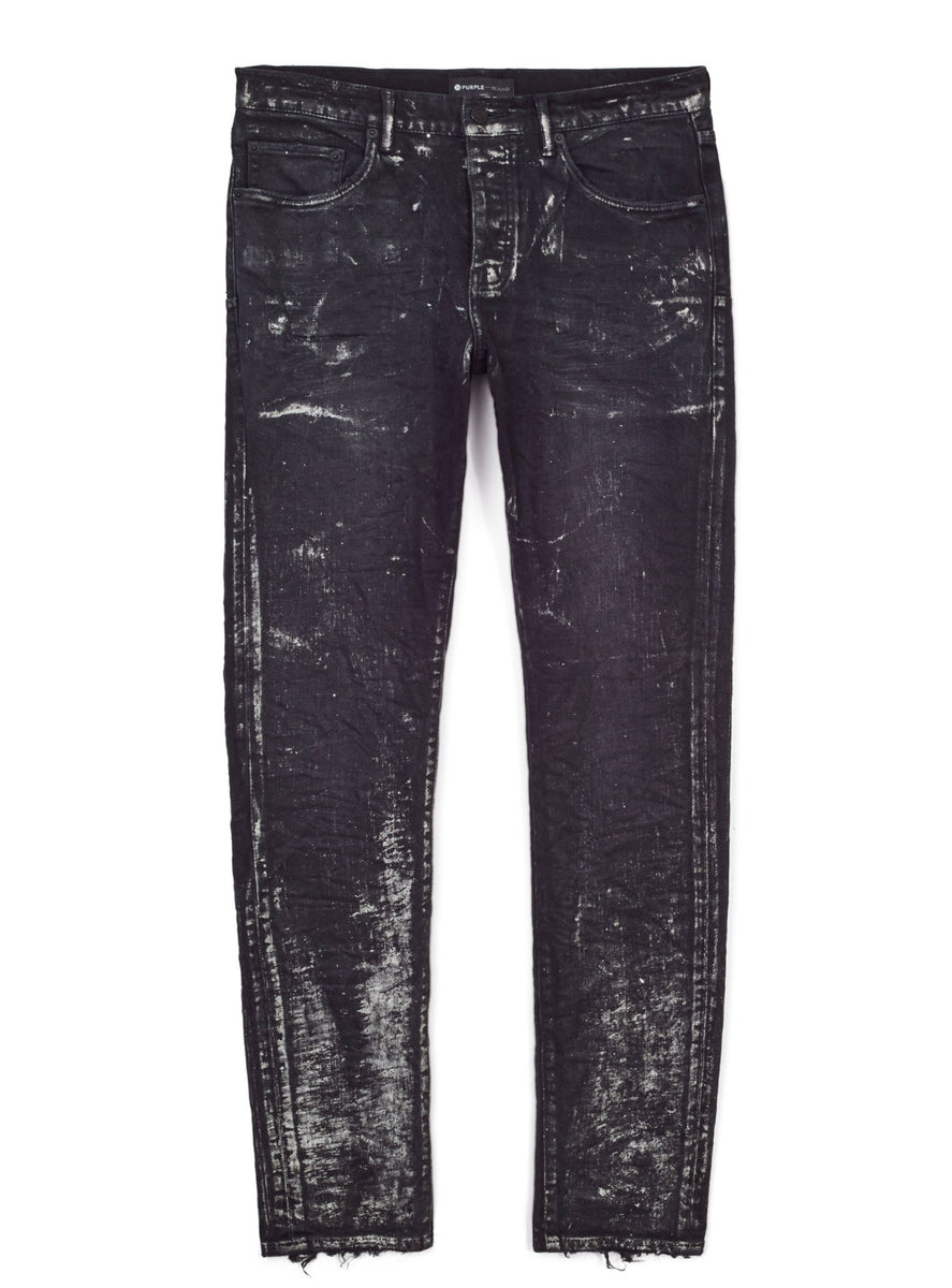 Buy PURPLE BRAND Quilted Destroy Pocket Jeans 'Black' - P001 BQDP223