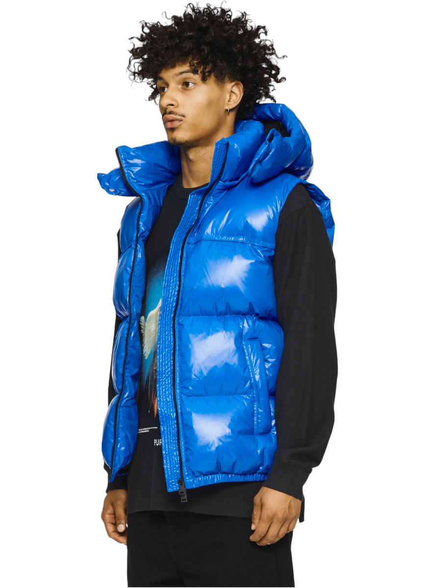 Blue & Purple Regular Fleece Vest