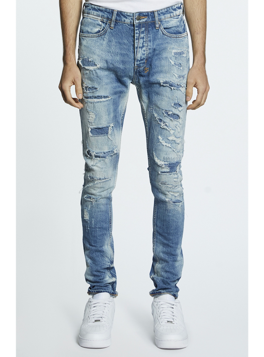Ksubi Jeans Van Winkle Tektonik Dialled Blue MSP23DJ008 Vengeance78