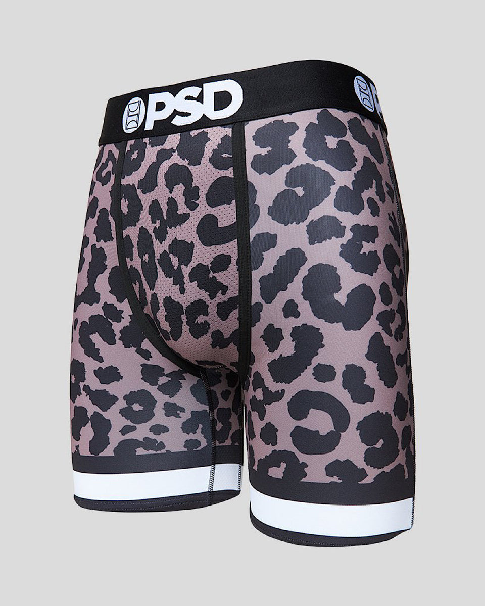 PSD Underwear Men's NWT Cheetah Boxer Brief Size Medium 42011044