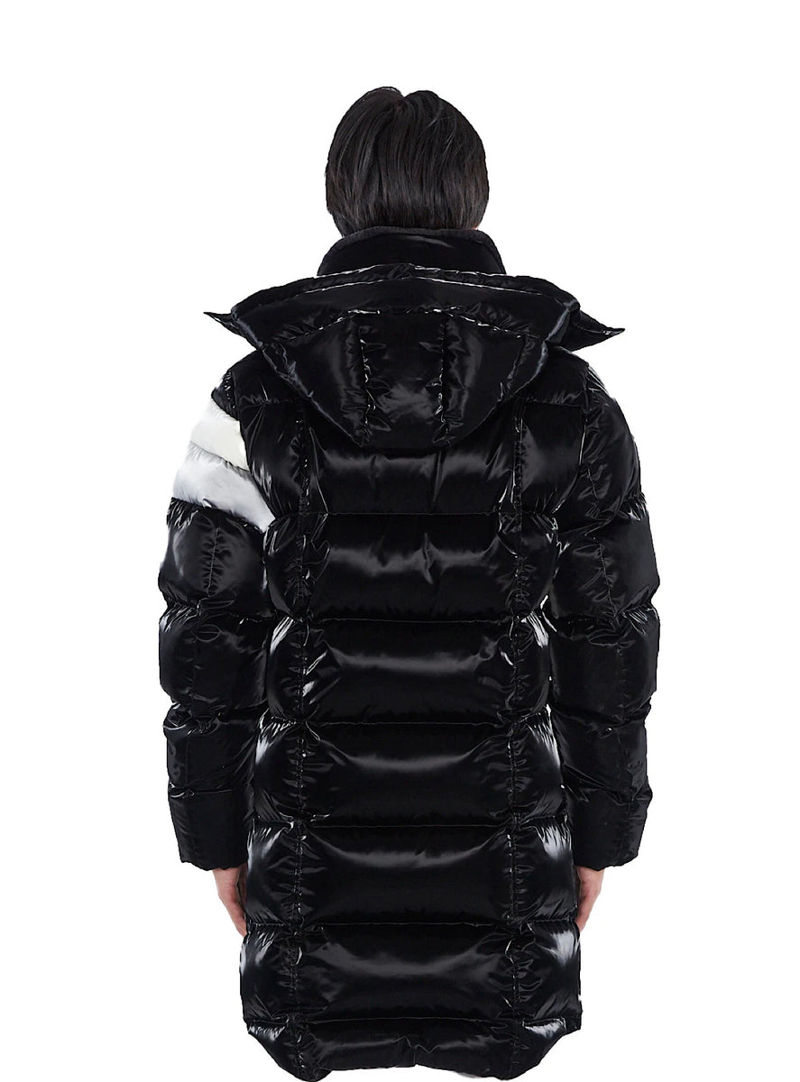 Woodpecker Jacket - Sparrow Sleek Puffer - Grey and Black - WPM004