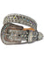 Milano Belt - Stones And Studs - Shiny Silver And Chameleon