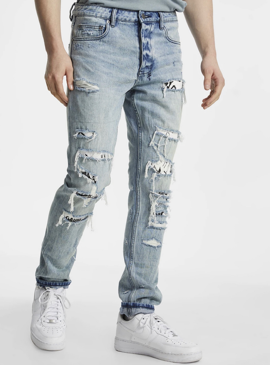 パンツ ksubi chitch nowhere authentic trashed32 Ksubi Jeans - Chitch Nowhere Authentic Trashed - Blue - 5000006444