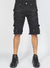 LNL Shorts - Strapped w/ Crystals - Black - LDS421103