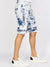 LNL Shorts - Strapped Denim - Acid Wash with White and Blue - LLDS421101
