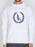 LNL Hoodie - Crest Pullover - White and Navy - LLCH602