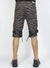 LNL Shorts - Strapped w/ Leather - Dark Grey and Black Zebra - LDS421103